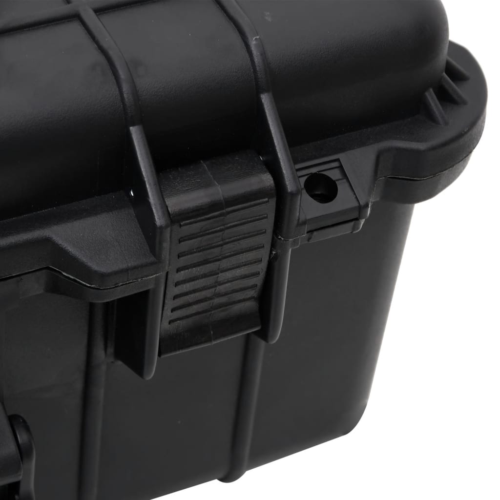 Flugkoffer Mit Rollen Schwarz 63X50X23 Cm Pp