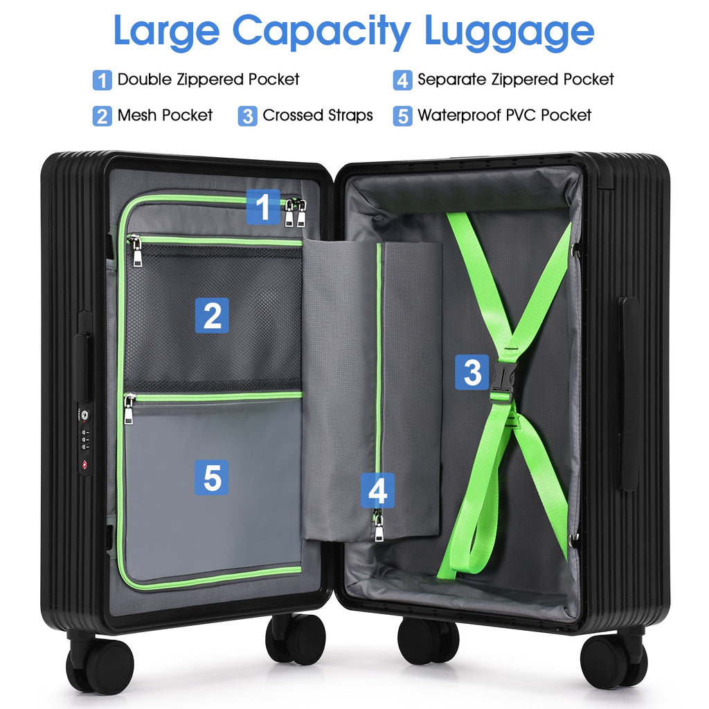 Bordcase Kabinenkoffer Trolley – TSA - Schloss & 360° Rollen – Reisegepäck | Gentleman's Selection
