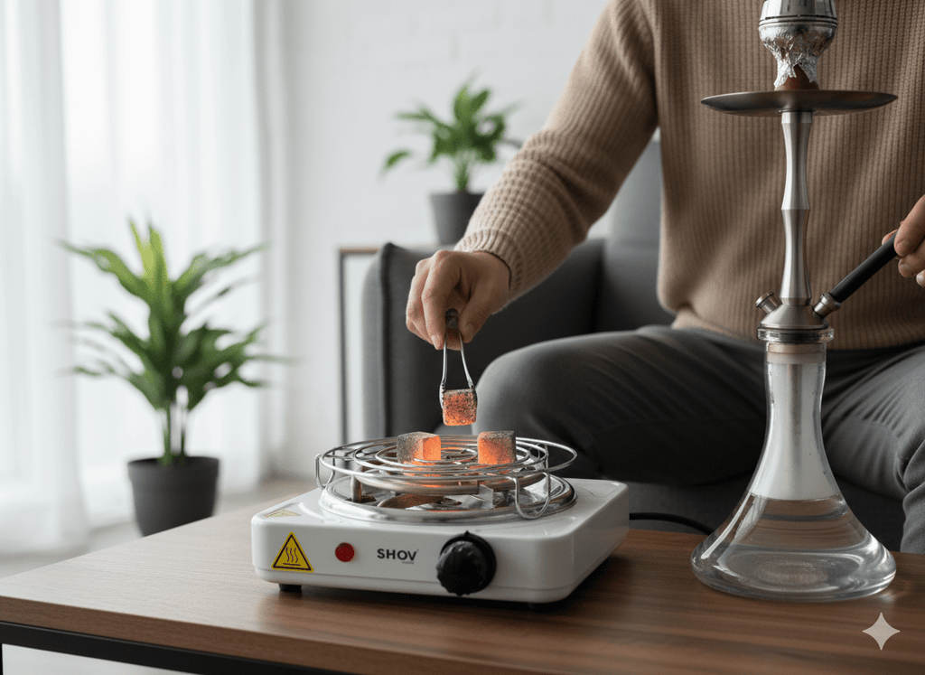Elektrischer Kohleanzünder 1000W mit Schutzgitter – | Gentleman's Selection