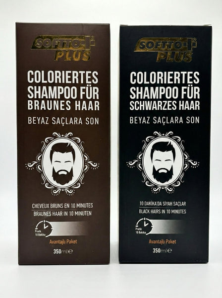 Farbshampoo Schwarz & Braun 350ml – 10 Min Wirkung – | Gentleman's Selection