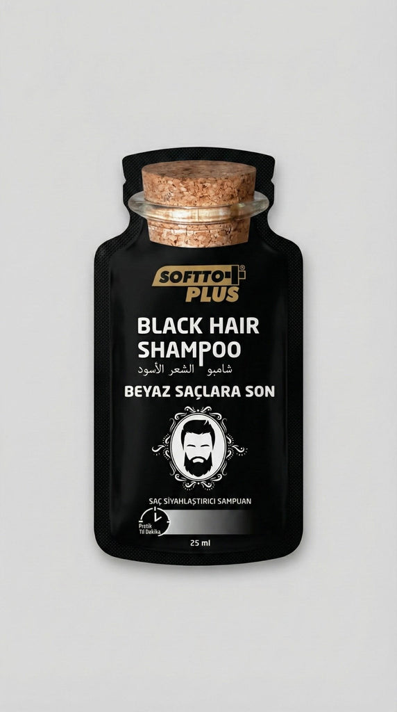 Hair Farbshampoo Schwarz & Braun – 10×25ml Portionspack – | Gentleman's Selection