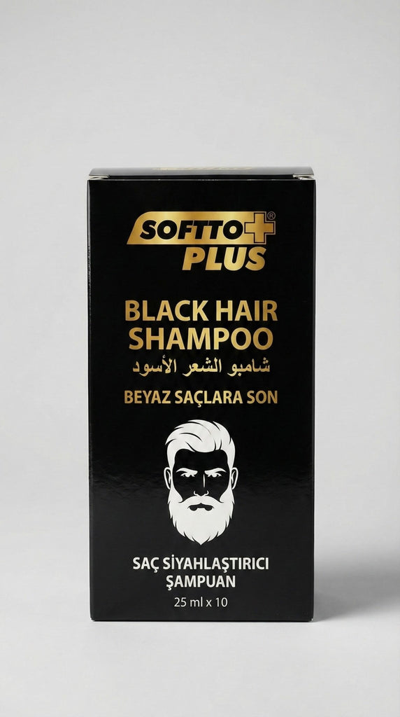 Hair Farbshampoo Schwarz & Braun – 10×25ml Portionspack – | Gentleman's Selection