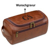Kulturbeutel PU - Leder – Personalisierbar mit Gravur – Kulturbeutel | Gentleman's Selection