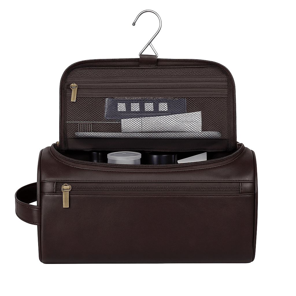 Kulturbeutel PU - Leder – Personalisierbar mit Gravur – Kulturbeutel | Gentleman's Selection