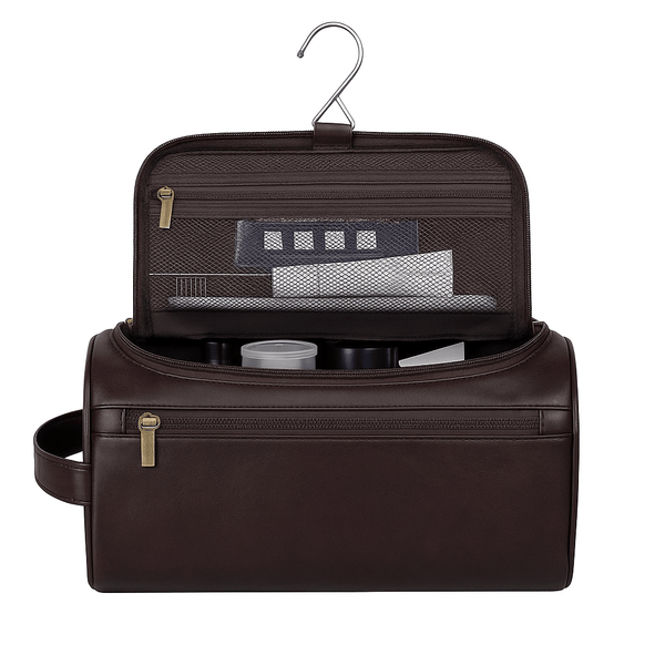 Kulturbeutel PU - Leder – Personalisierbar mit Gravur – Kulturbeutel | Gentleman's Selection