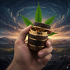 Premium Holz Grinder 4 - tlg Walnuss – Magnetverschluss – Raucherzubehör | Gentleman's Selection