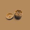 Premium Holz Grinder 4 - tlg Walnuss – Magnetverschluss – Raucherzubehör | Gentleman's Selection