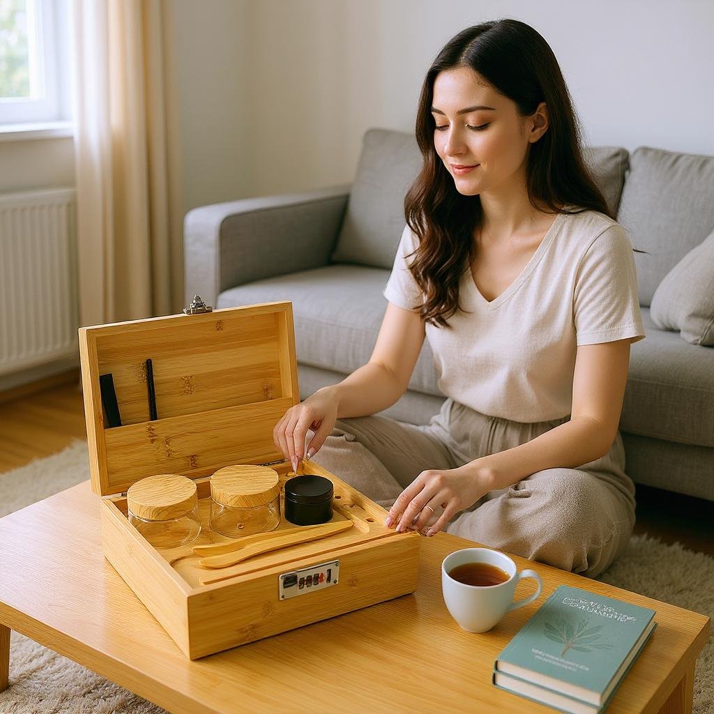 Stash Box Premium Set – Grinder & Zubehör inklusive – Stash Box | Gentleman's Selection