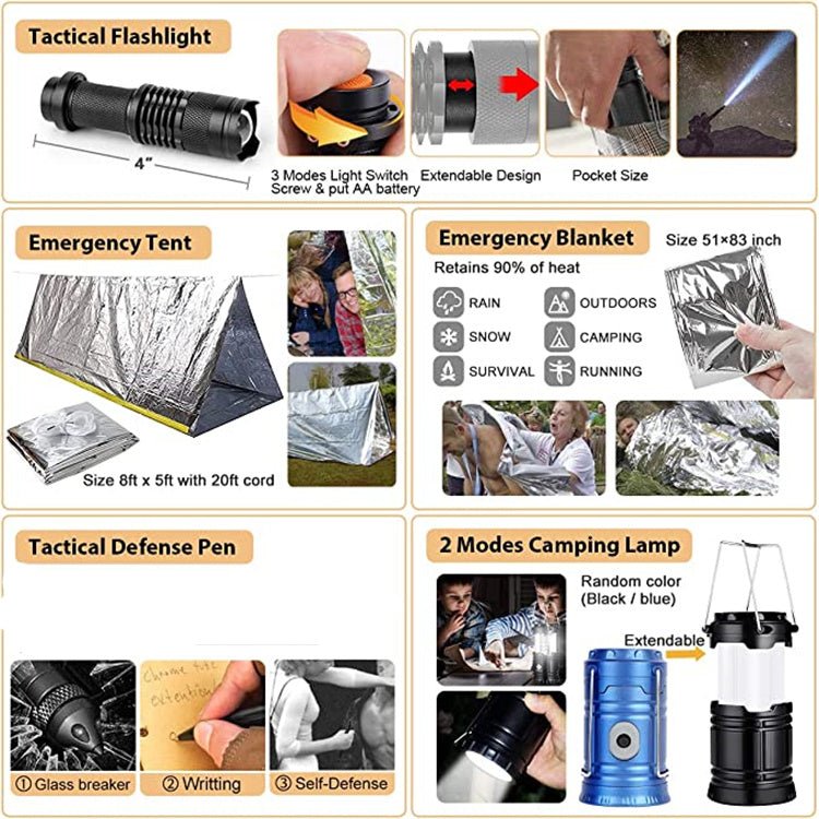 Survival & Notfall Kit 250 - teilig – Premium Qualität – Survival Kit | Gentleman's Selection
