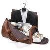 Weekender Reisetasche PU - Leder – 2 - in - 1 Kleidersack – Reisetasche | Gentleman's Selection