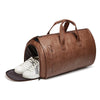 Weekender Reisetasche PU - Leder – 2 - in - 1 Kleidersack – Reisetasche | Gentleman's Selection