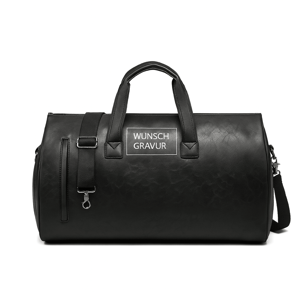 Weekender Reisetasche PU - Leder – 2 - in - 1 Kleidersack – Reisetasche | Gentleman's Selection