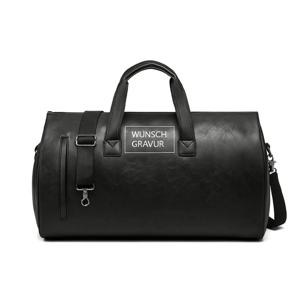 Weekender Reisetasche PU - Leder – 2 - in - 1 Kleidersack – Reisetasche | Gentleman's Selection