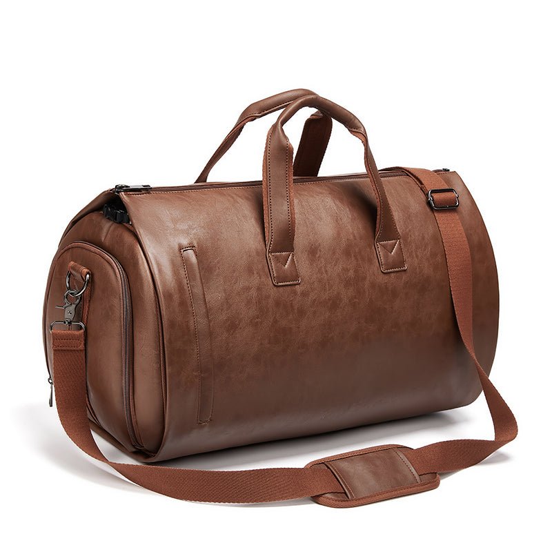 Weekender Reisetasche PU - Leder – 2 - in - 1 Kleidersack – Reisetasche | Gentleman's Selection