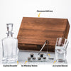 Whiskey Dekanter Set – Personalisierte Gravur - Holzbox – Whiskey Zubehör | Gentleman's Selection