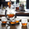 Whiskey - Set 6 - tlg – 3D - Schiff Karaffe & 4 Gläser – Whiskey Zubehör | Gentleman's Selection