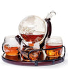 Whiskey - Set 6 - tlg – 3D - Schiff Karaffe & 4 Gläser – Whiskey Zubehör | Gentleman's Selection